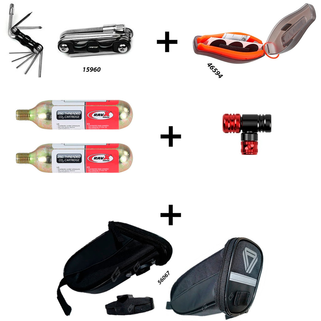 Combo Kit Desvare Para Bicicleta Co2 Oferta