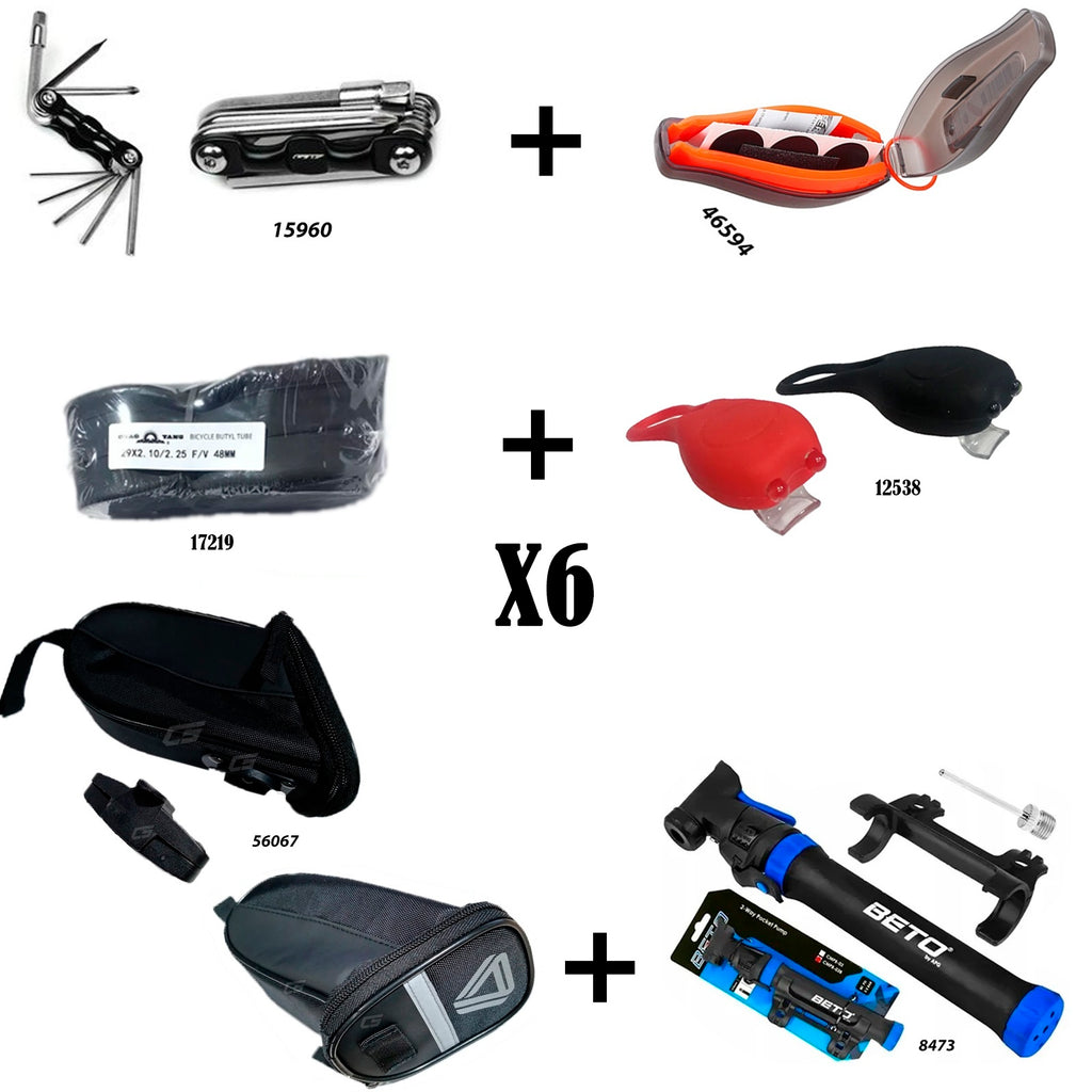 Combo X6 Kit Desvare Para Bicicleta Neumatico Oferta