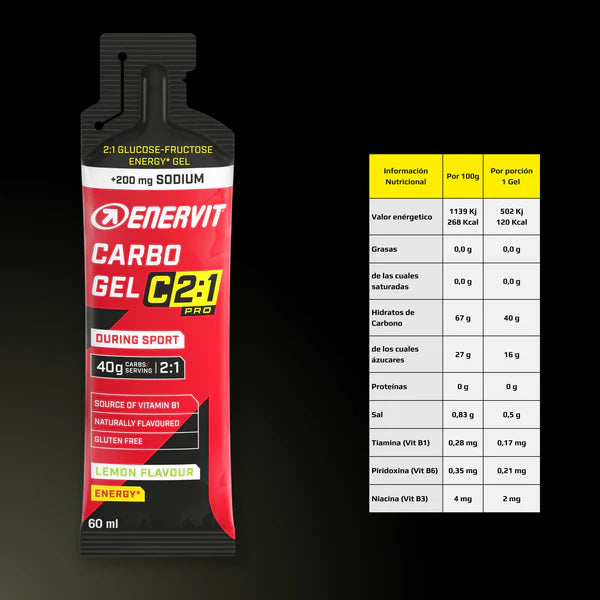 Carbo gel + Sodio C2:1 PRO (Limón)