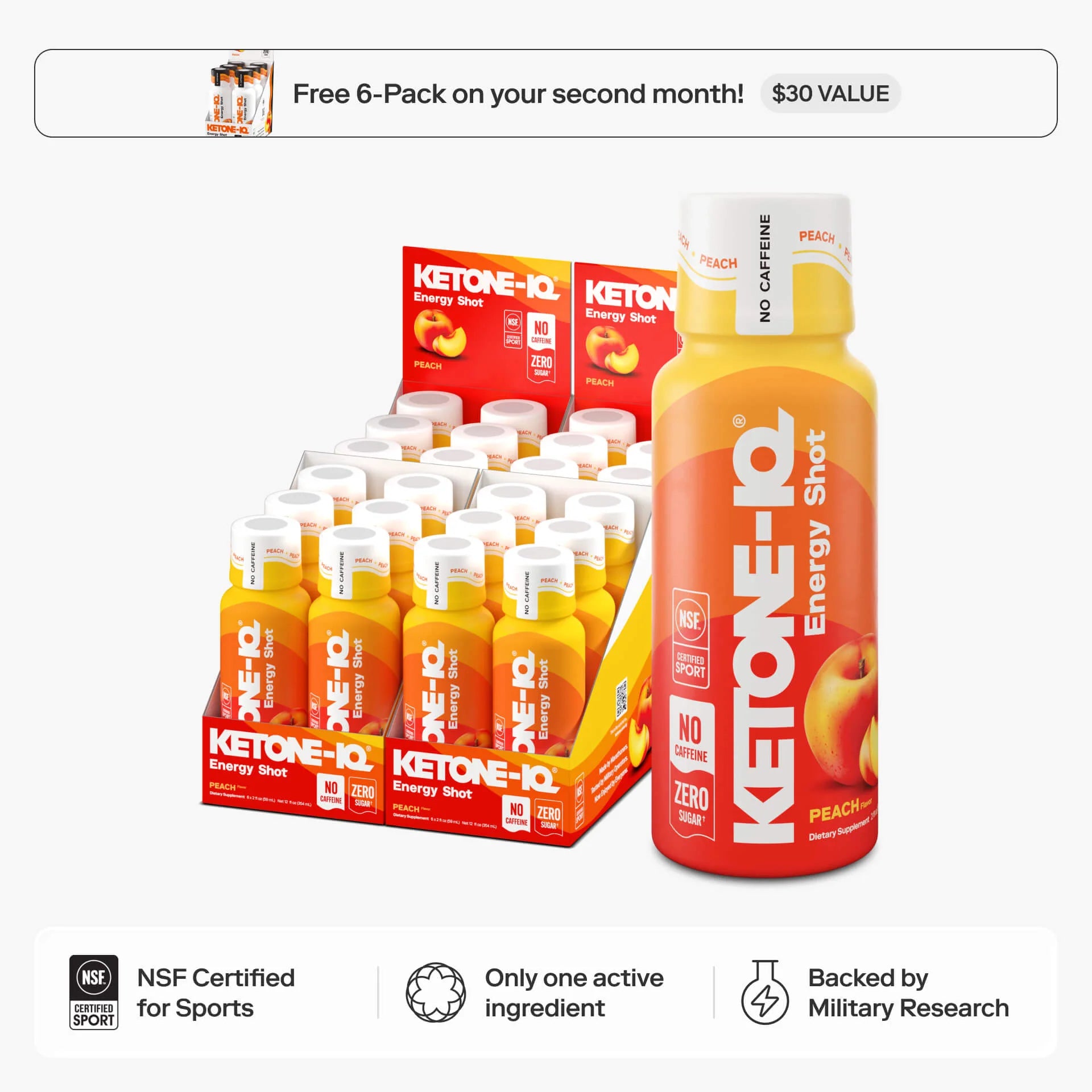 CS NUT KETONE-IQ ENERGY SHOT PEACH