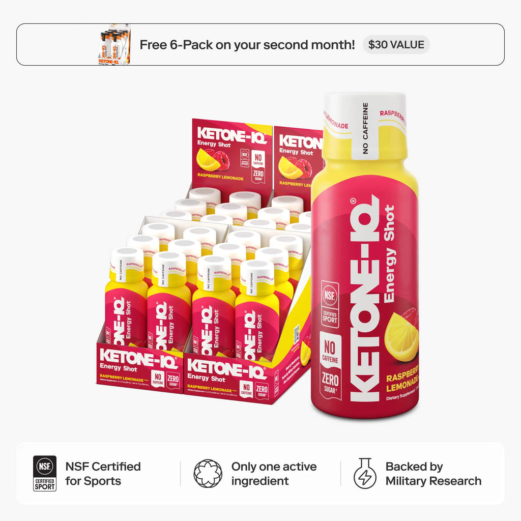 CS NUT KETONE- IQ ENERGY SHOT RASPBERRY LEMONADE