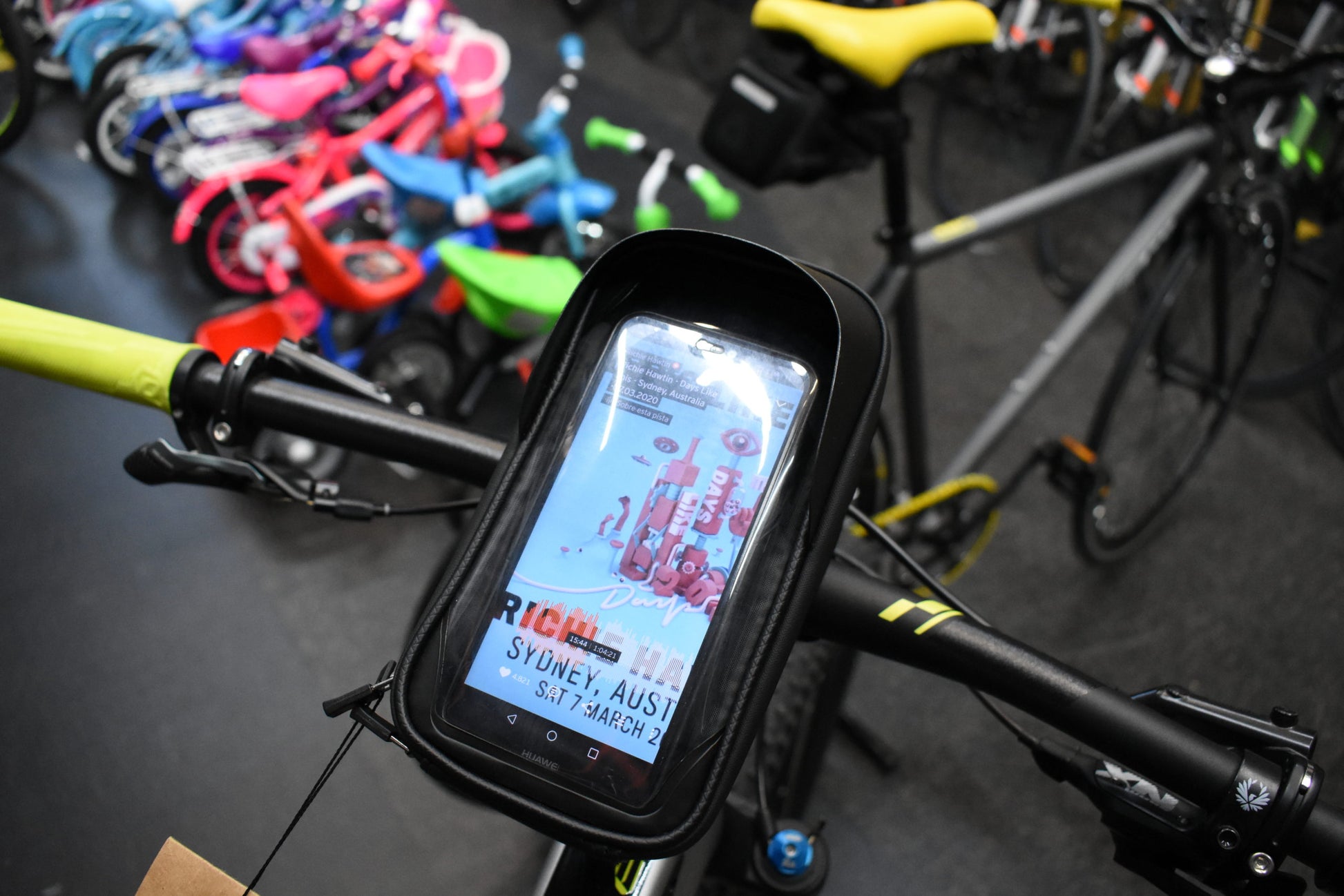 Bolso Portacelular Gw Para Manubrio Bicicleta Mtb Ruta