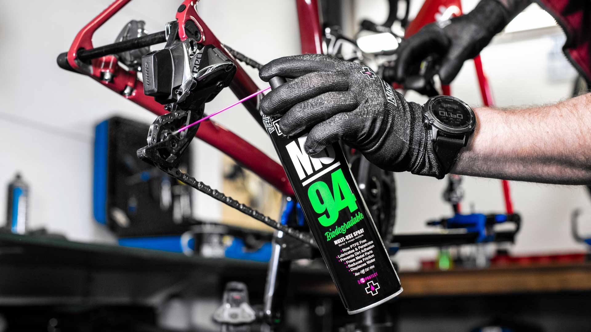 Spray Lubricante Muc-off MO94 400ml Bicicletas Protección