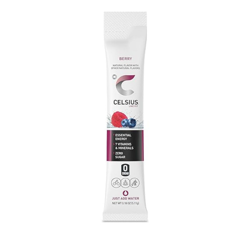 ENERGIZANTE EN POLVO SABOR BERRY (200MG CAFEINA)