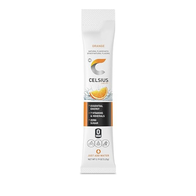 ENERGIZANTE EN POLVO SABOR NARANJA (200MG CAFEINA)