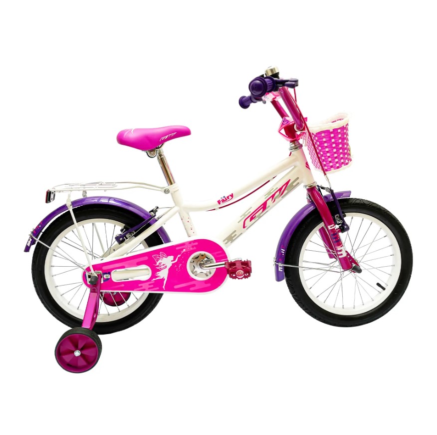 Bicicletas Gw Fairy Rin 16 Niña Acero Ruedas Auxiliares Blanca