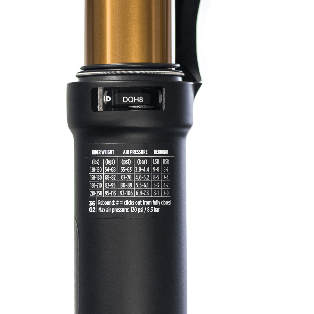 Suspension fox 36 factory kashima 27.5" gloss black