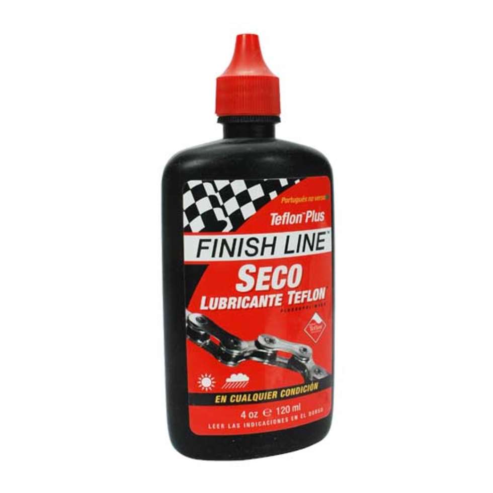 Lubricante Seco 4oz Finish Line Rojo Bicicletas Cadenilla Ruta Mtb