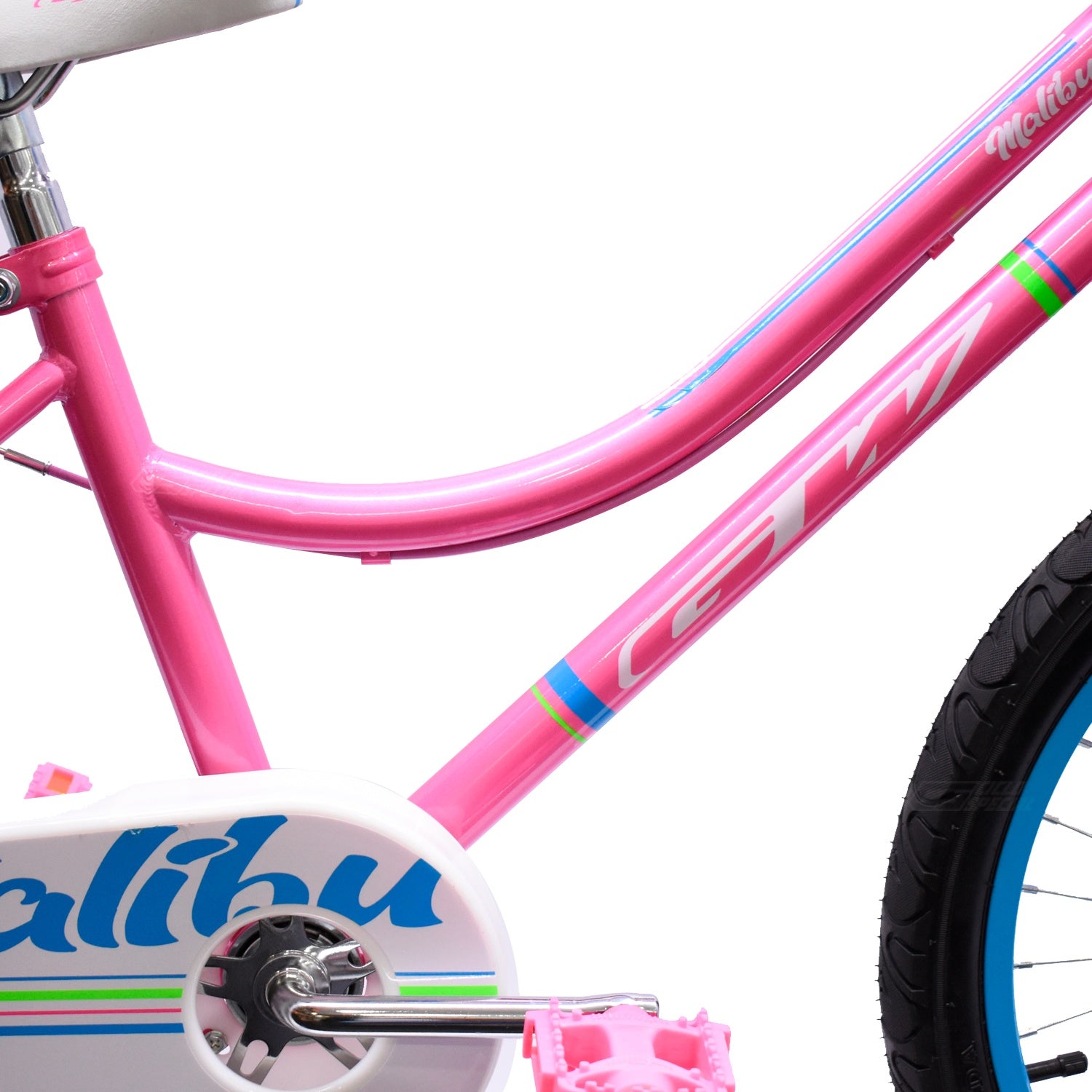 Bicicletas Gw Malibu Rin 20 Acero Niñas Ciclismo Rosado