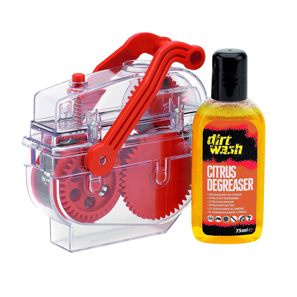 Combo Maquina Limpiadora de Cadena + Lubricante Weldtite Oferta