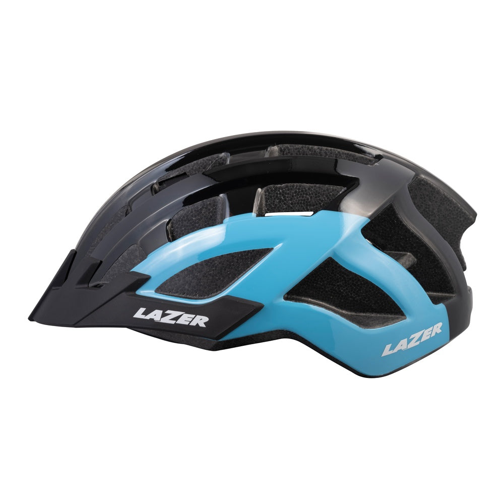 Casco Lazer Ruta Compact Dlx Ce Ciclismo Bicicletas Negro Azul