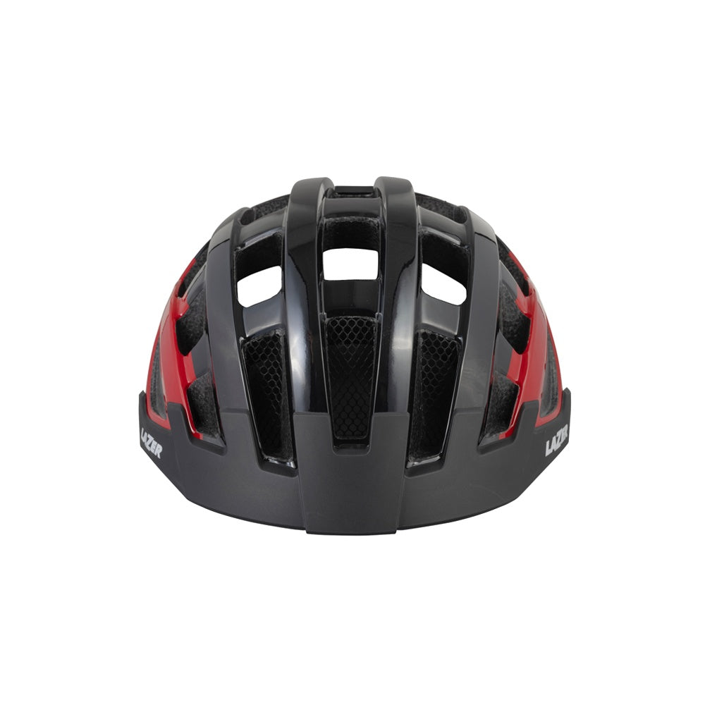Casco Lazer Ruta Compact Dlx Ce Ciclismo Bicicletas Negro Rojo