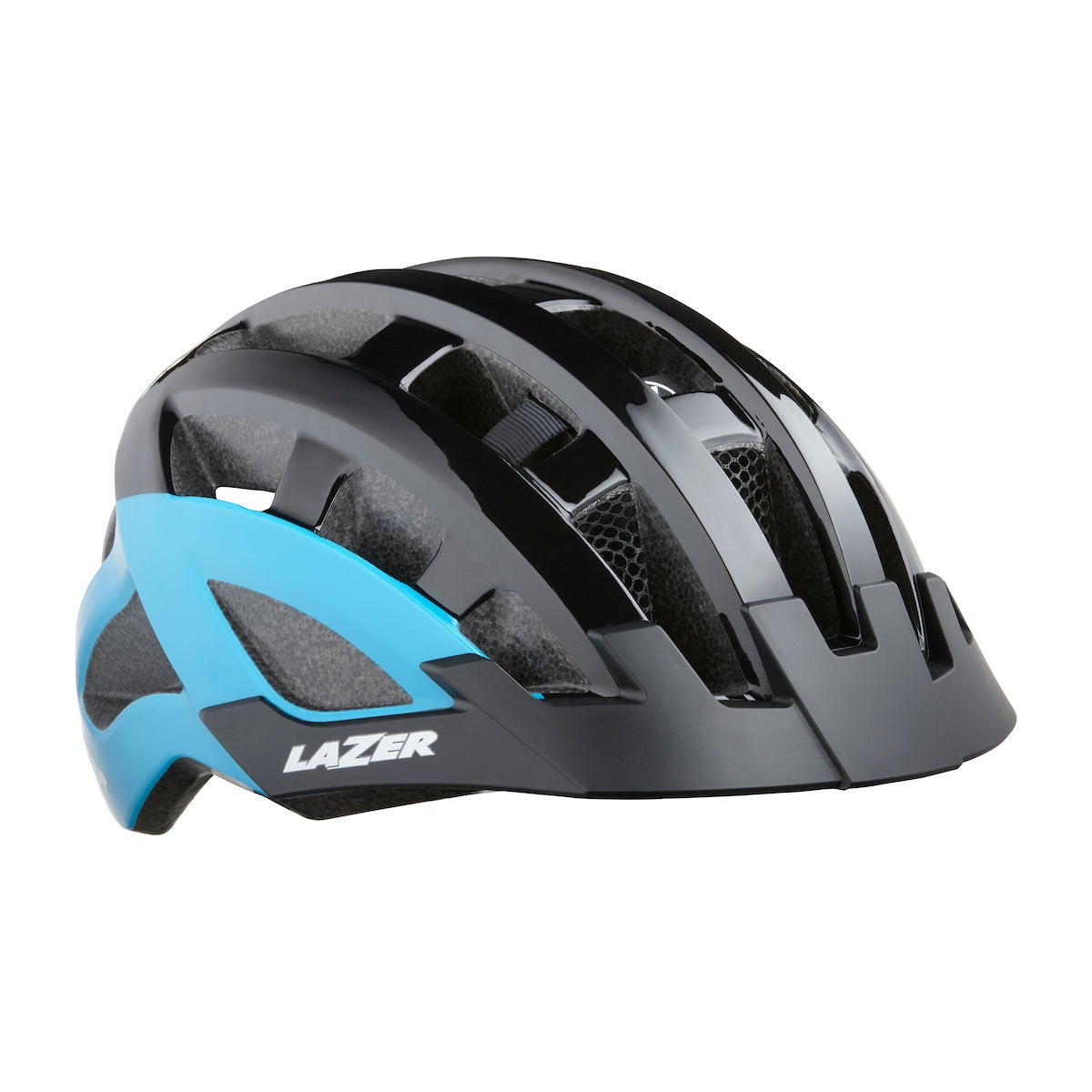 Casco Lazer Ruta Compact Dlx Ce Ciclismo Bicicletas Negro Azul