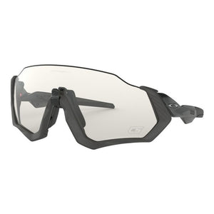 Gafas Oakley Ciclismo Flight Jacket Fotocromáticas Lentes Sol Steel /Blk