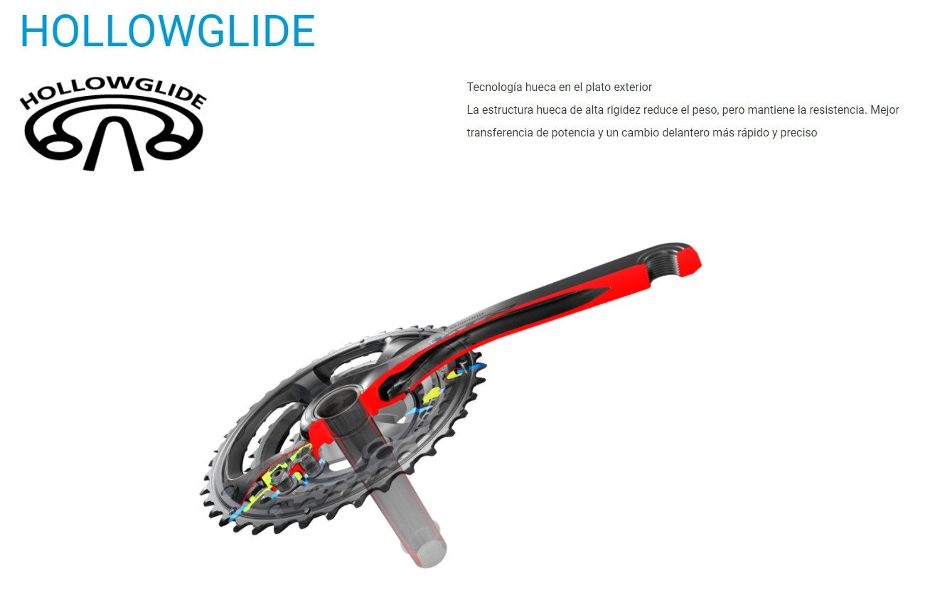 Plato Coronilla Shimano Ultegra R8000 50T 50/34 Dientes Ciclismo Ruta