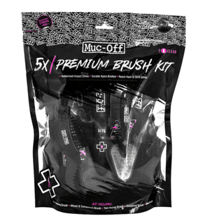 Kit de Limpieza x5 Cepillos Premium Muc-off Bicicletas Mtb Ruta