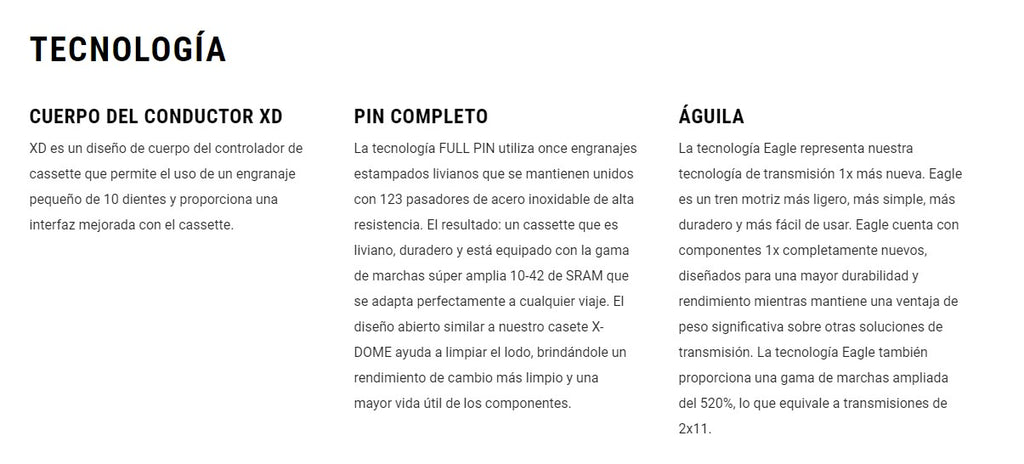 Pacha Cassette Sram GX 12Vel 10-52)