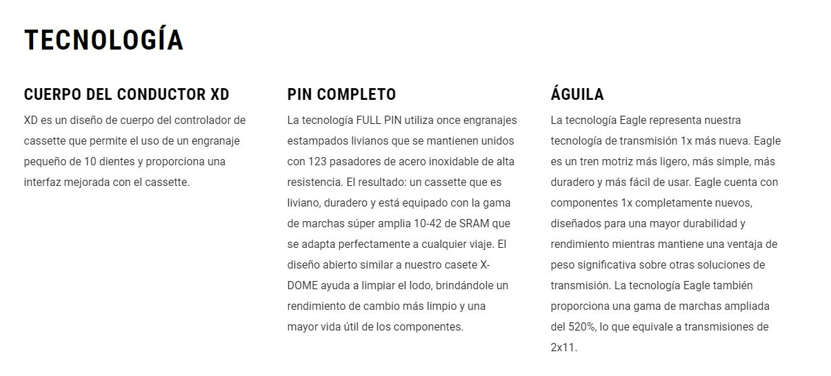 Pacha Cassette Sram GX 12Vel 10-52)