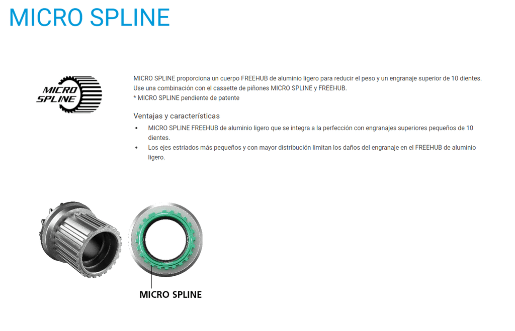 Juego De Manzanas Delantera/Trasera Shimano FH-MT401 M6000 12V 36H MicroSpline Center lock