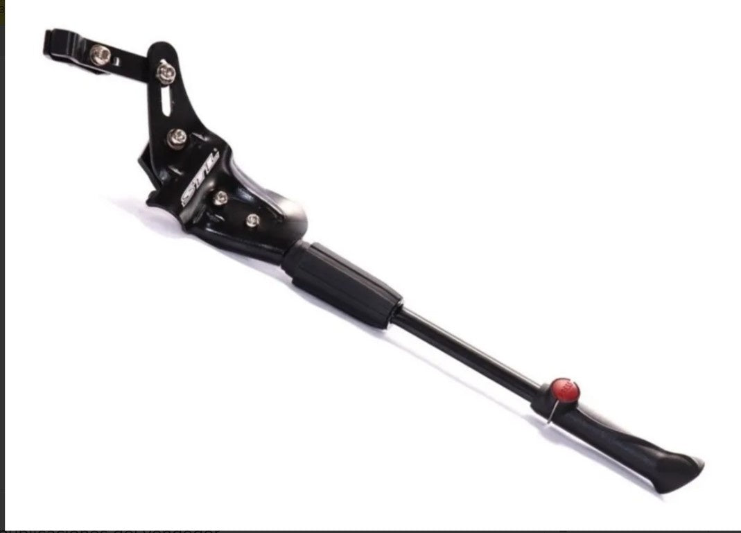 Paral Trasero Stl Para Bicicleta Rin 26" 27.5" 29" Aluminio Negro
