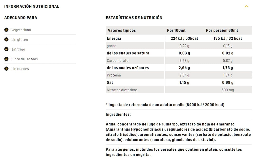Shot Sis Nitrato Performance 60Mg Sabor Fresa Mtb Ruta