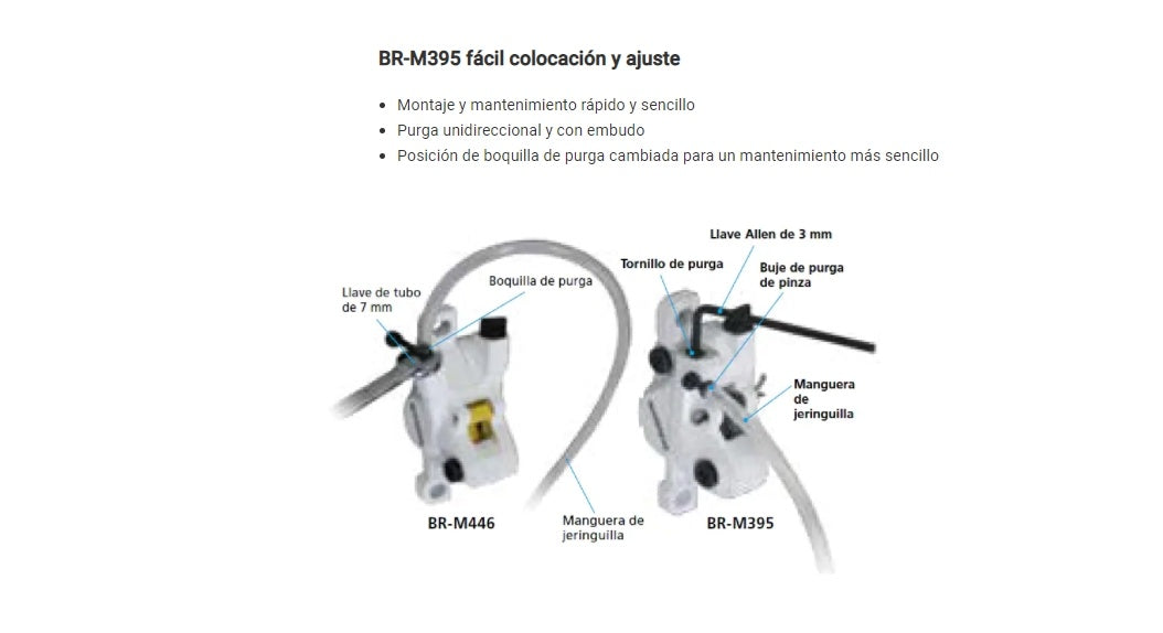Freno Disco Hidraulico Shimano Altus Bl/Br-Mt200