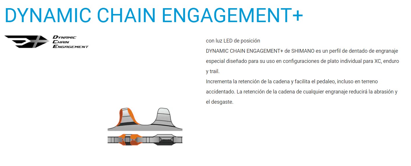 Plato Coronilla Shimano Slx FcM7100/M7130 1x12V 32T Dientes Ciclismo Mtb