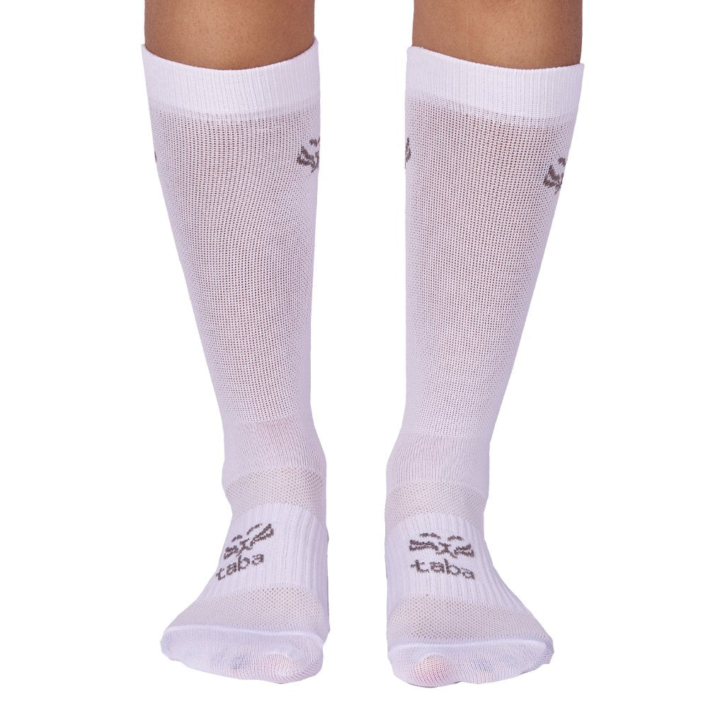 Medias Calsetines Taba Clasicas Blancas Ciclismo Atletismo