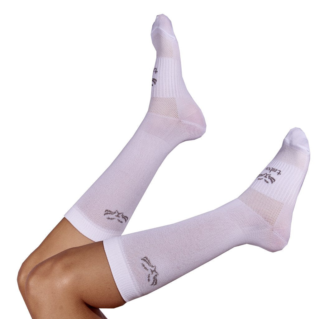 Medias Calsetines Taba Clasicas Blancas Ciclismo Atletismo