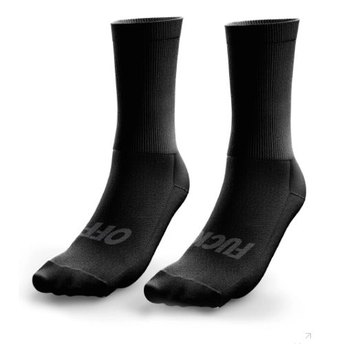 Medias con compresión Terret Fuck off BLACK