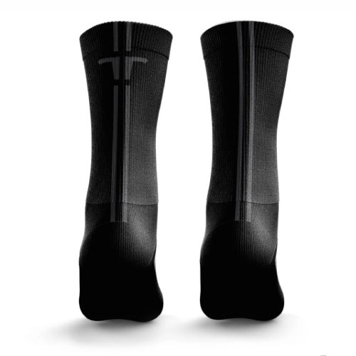 Medias con compresión Terret Fuck off BLACK