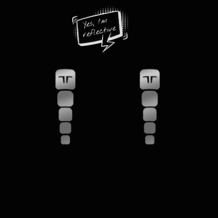 Medias con compresión Terret REFLECTIVE BLACK