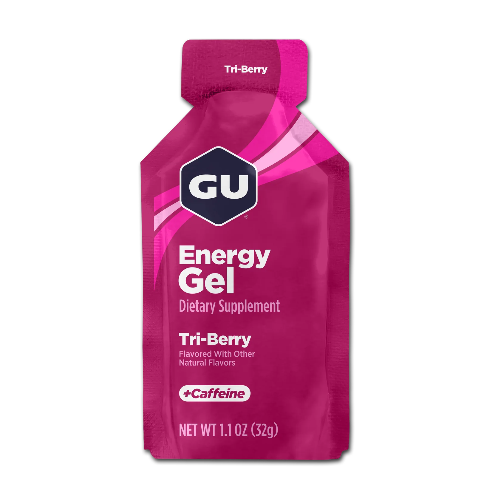 Gel energético + Cafeína GU (Frutos rojos)