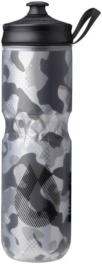 Hydrapak Polar Sport Contender Insulated Water Bottle - 24oz Black