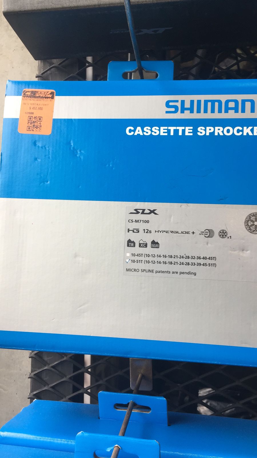 PAGO PACHA SHIMANO SLX 12VEL+CADENILLA SHIMANO PARA SLX