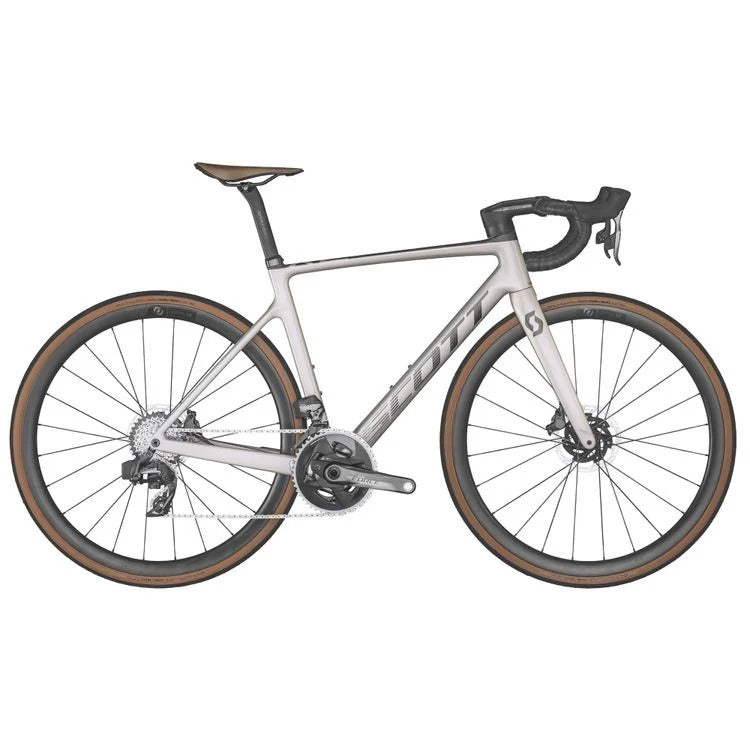 BICICLETA RUTA ADDICT RC 10/2022 CARBON 12 VEL SCOTT GRIS T:S - 52