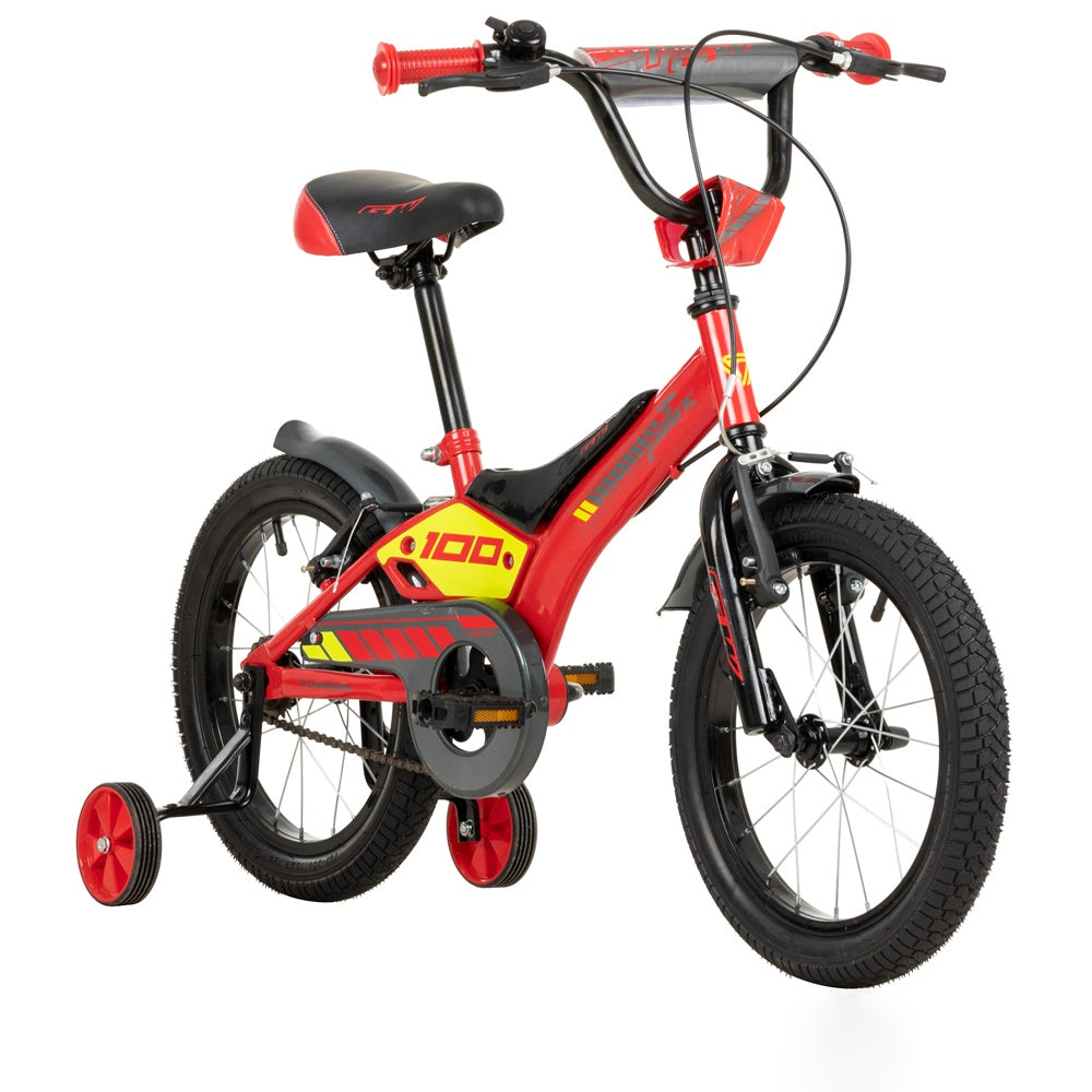 Bicicleta Gw Pilot Rin 16 4 a 7 años Rojo Brillante Amarillo