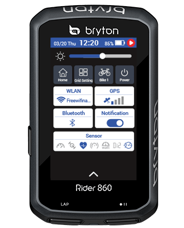 Computador Ciclismo Bryton Rider 860 t