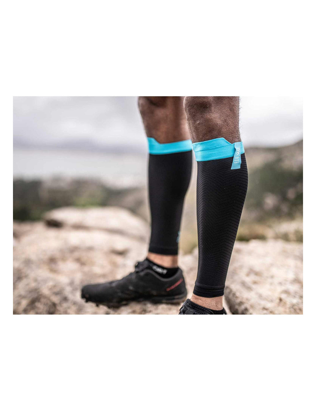 R2 Oxygen calf sleeves black