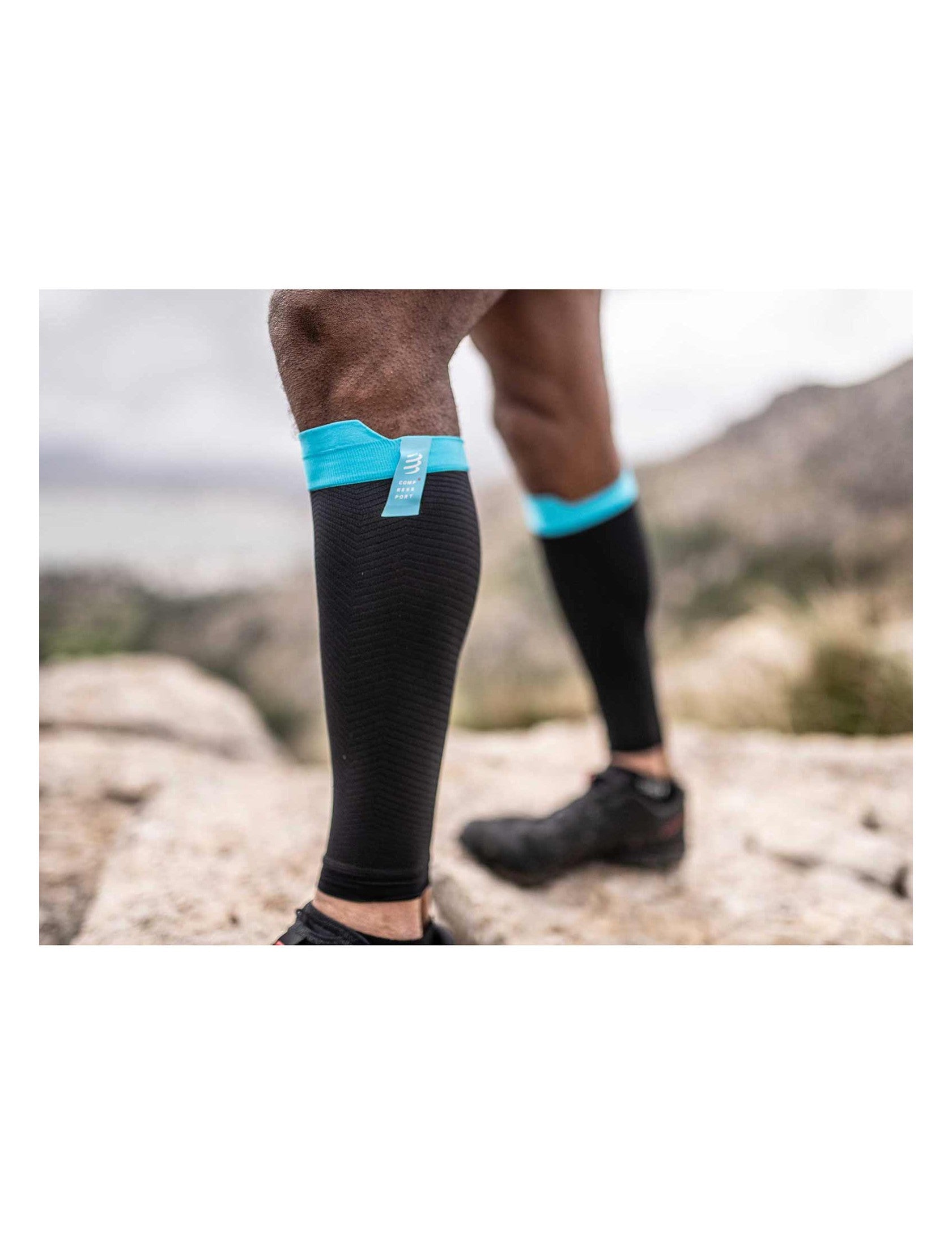 R2 Oxygen calf sleeves black