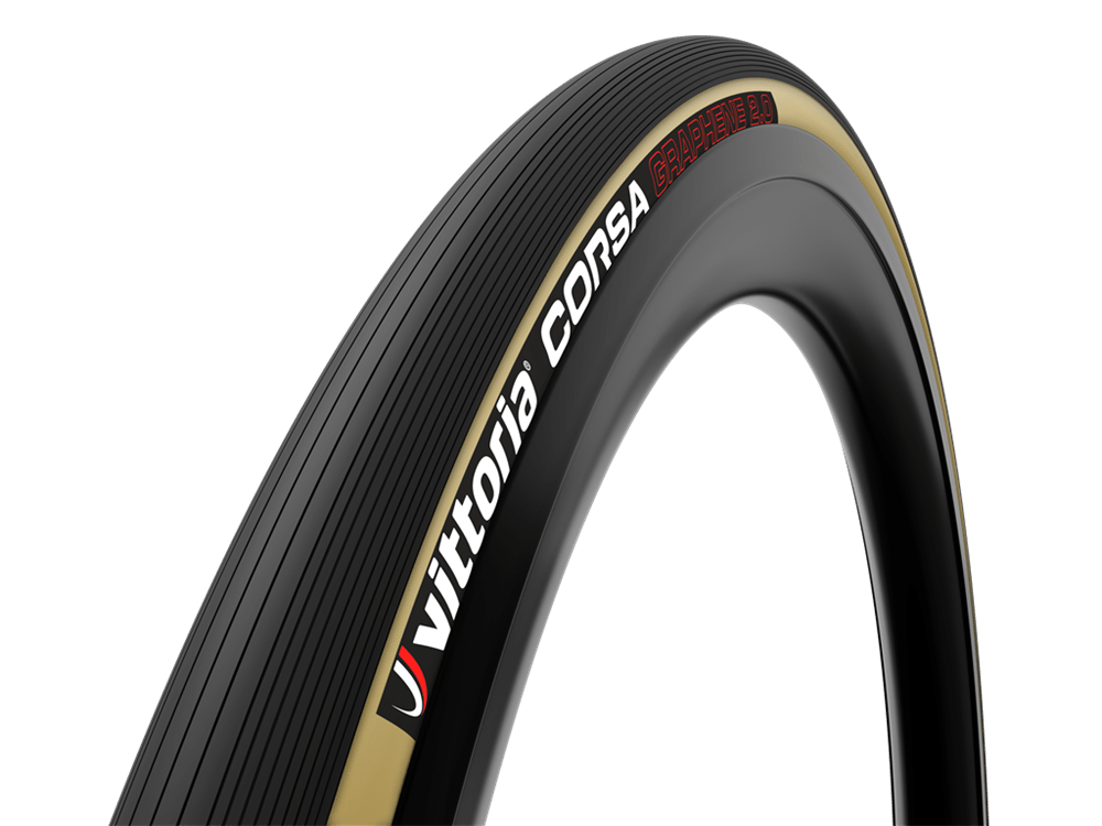 Llanta de Ruta Vittoria Corsa 700x25c Ciclismo Crema