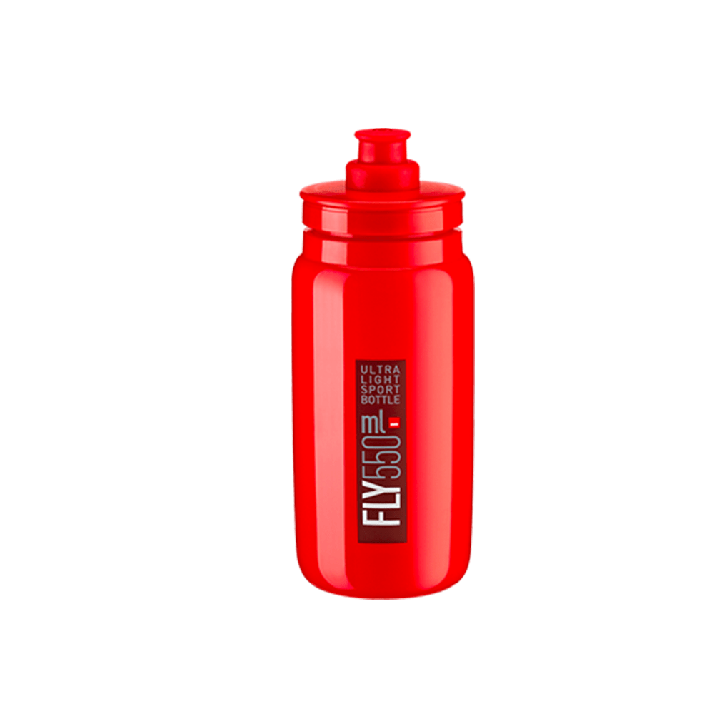 Caramañola Elite Fly 550ml Roja Ciclismo Termo Botella