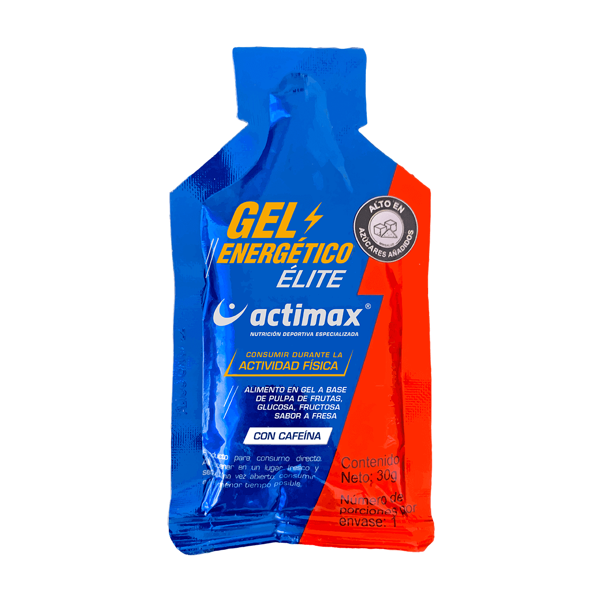 GEL ACTIMAX FRESA CAFEINA 3O GR