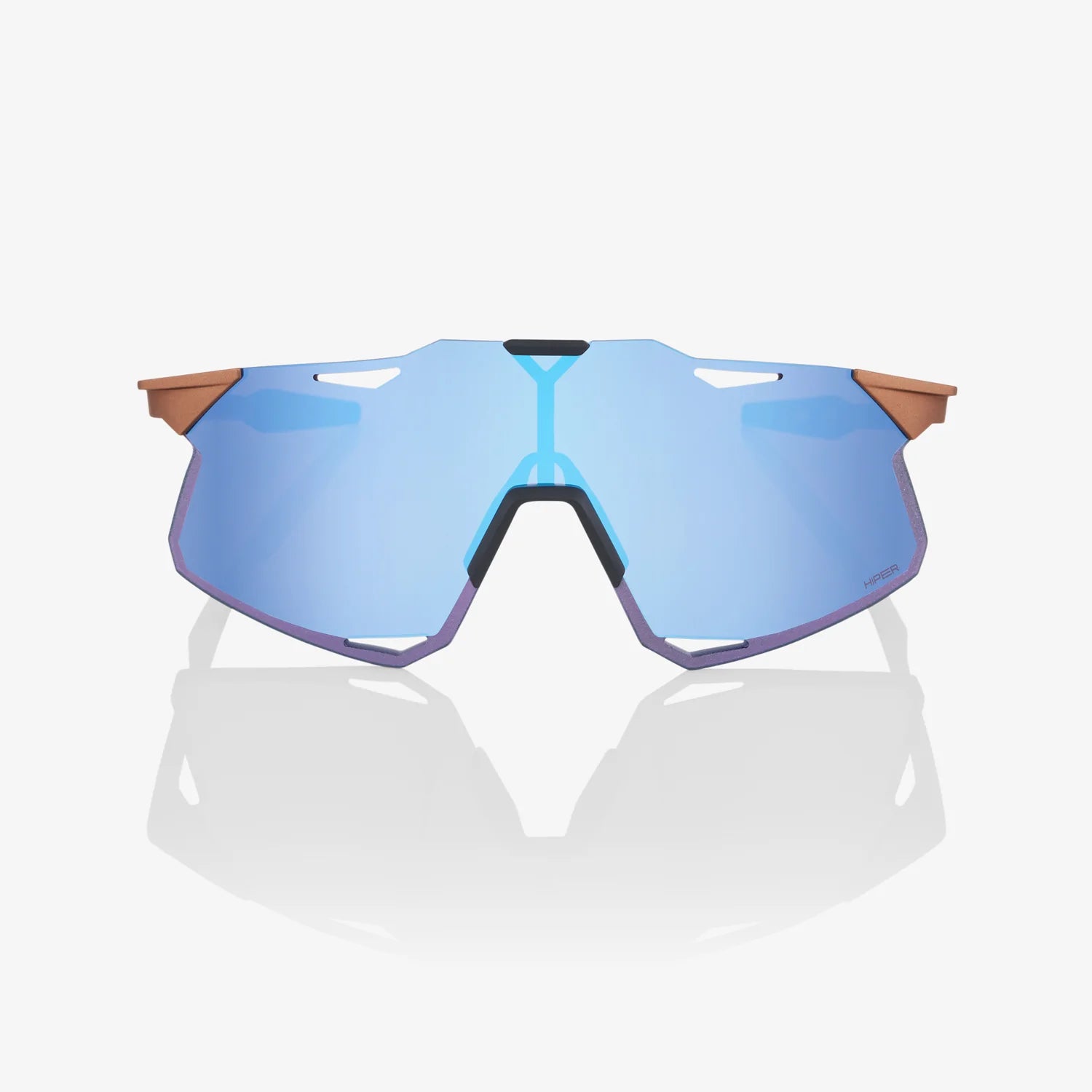 Gafas 100% HYPERCRAFT MATTE COPPER HIPER BLUE MIRROR