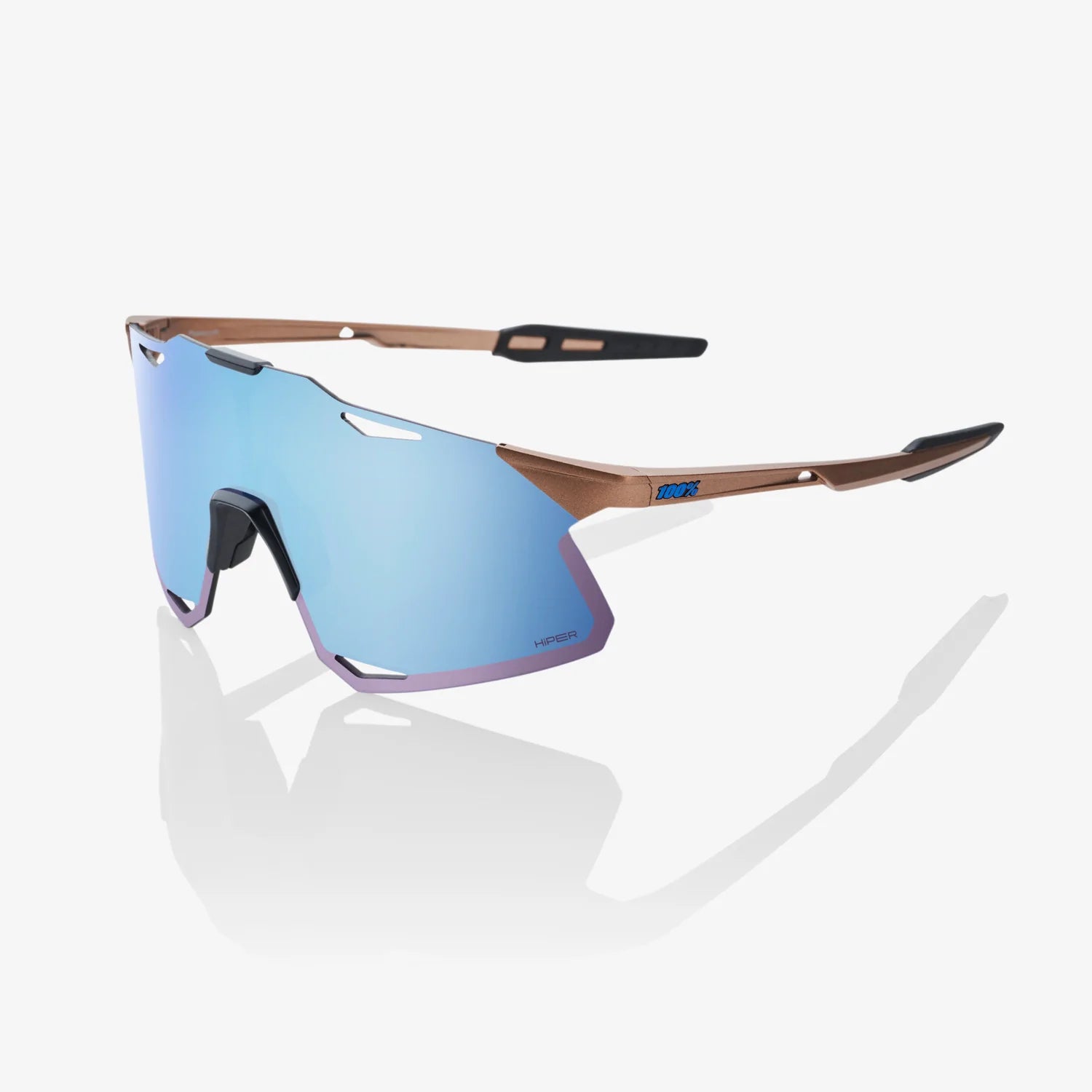 Gafas 100% HYPERCRAFT MATTE COPPER HIPER BLUE MIRROR