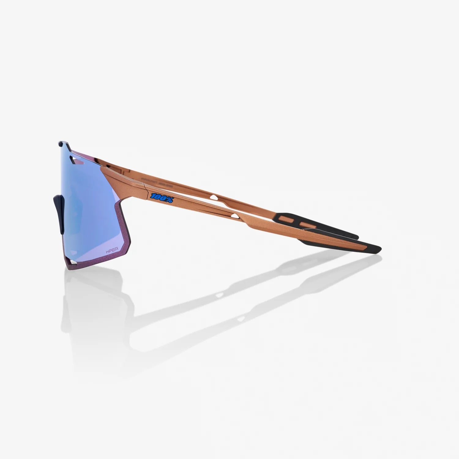 Gafas 100% HYPERCRAFT MATTE COPPER HIPER BLUE MIRROR