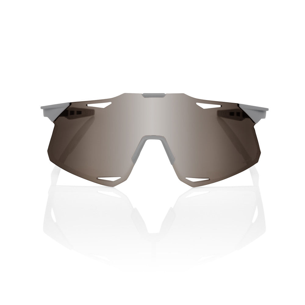 Gafas 100% HYPERCRAFT MATE GRIS LENTE HIPER SILVER ESPEJO