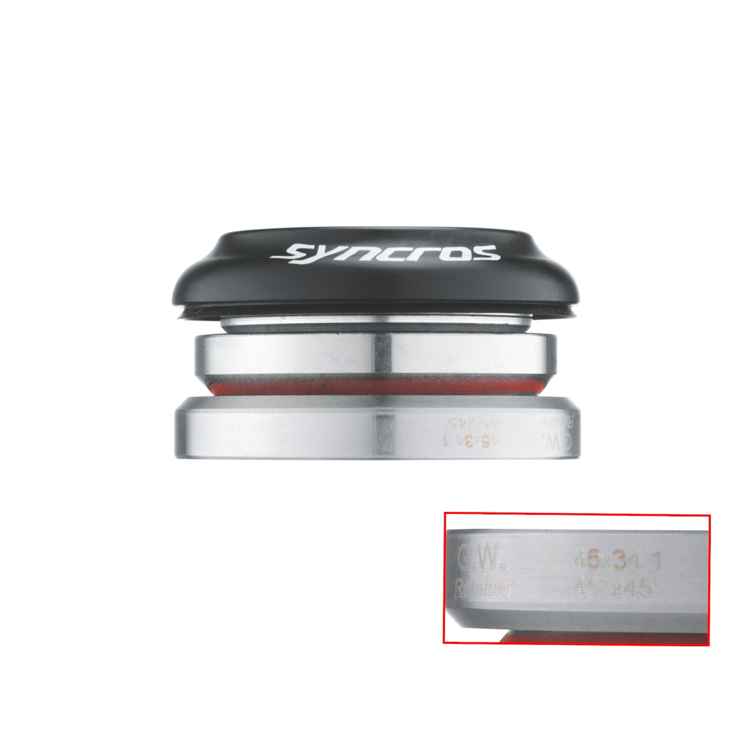 Juego De Direcio Syncros IS41/28.6 - Is46/34 Negro Addict Solace