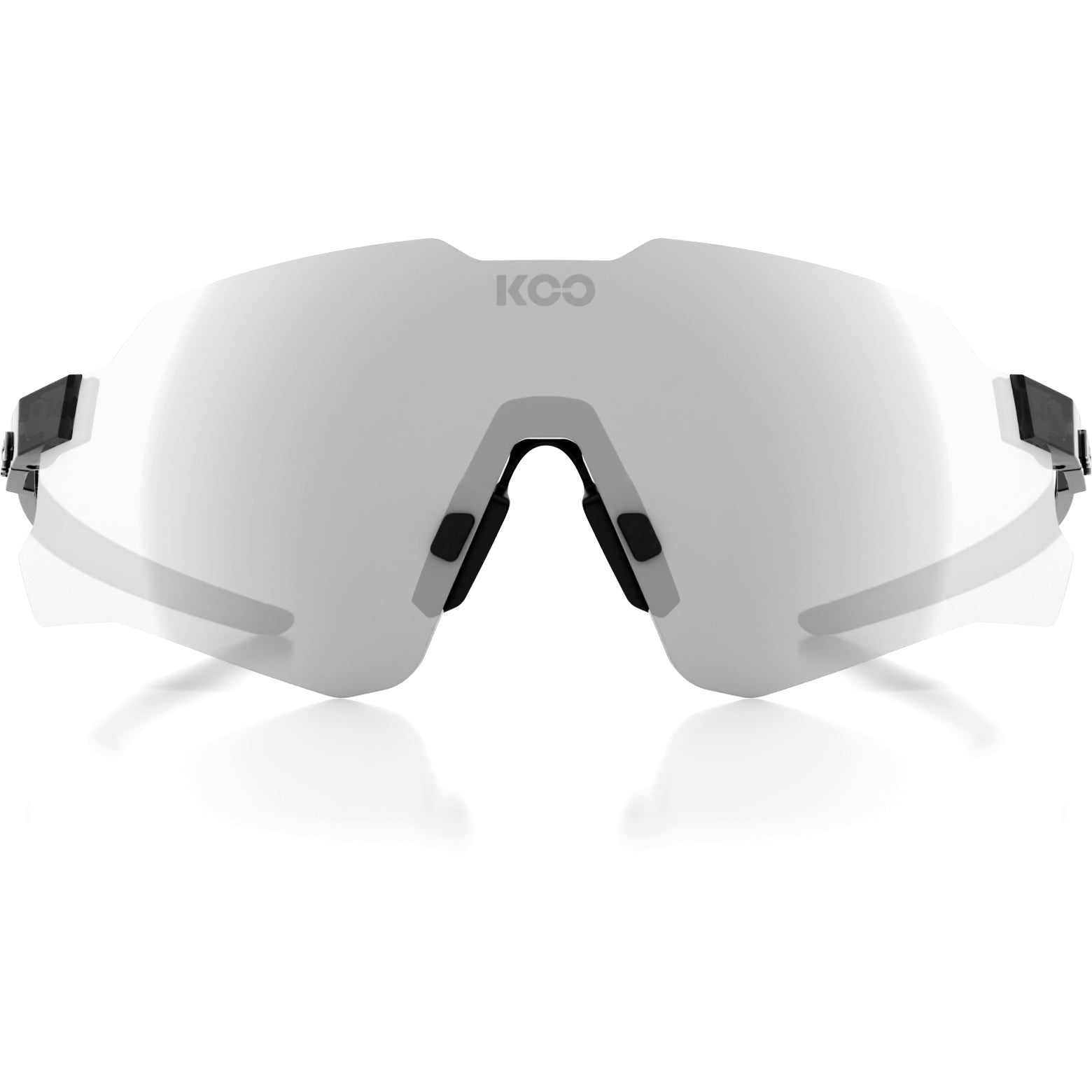 KOO Nebula Photochromic Sunglasses - Black Glass | Photochromic Graphite Mirror