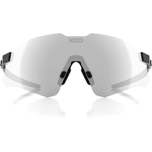 KOO Nebula Photochromic Sunglasses - Black Glass | Photochromic Graphite Mirror
